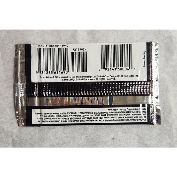 Tomb Raider CCG Booster Pack Of 8 Core Design 1999 Brand New - Picture 2 of 2